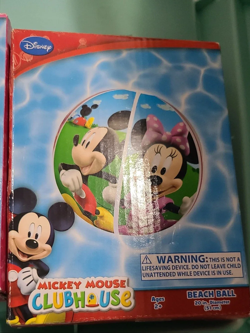 Disney Mickey Mouse Clubhouse Kid's Float With Canopy & Inflatable Matching Ball